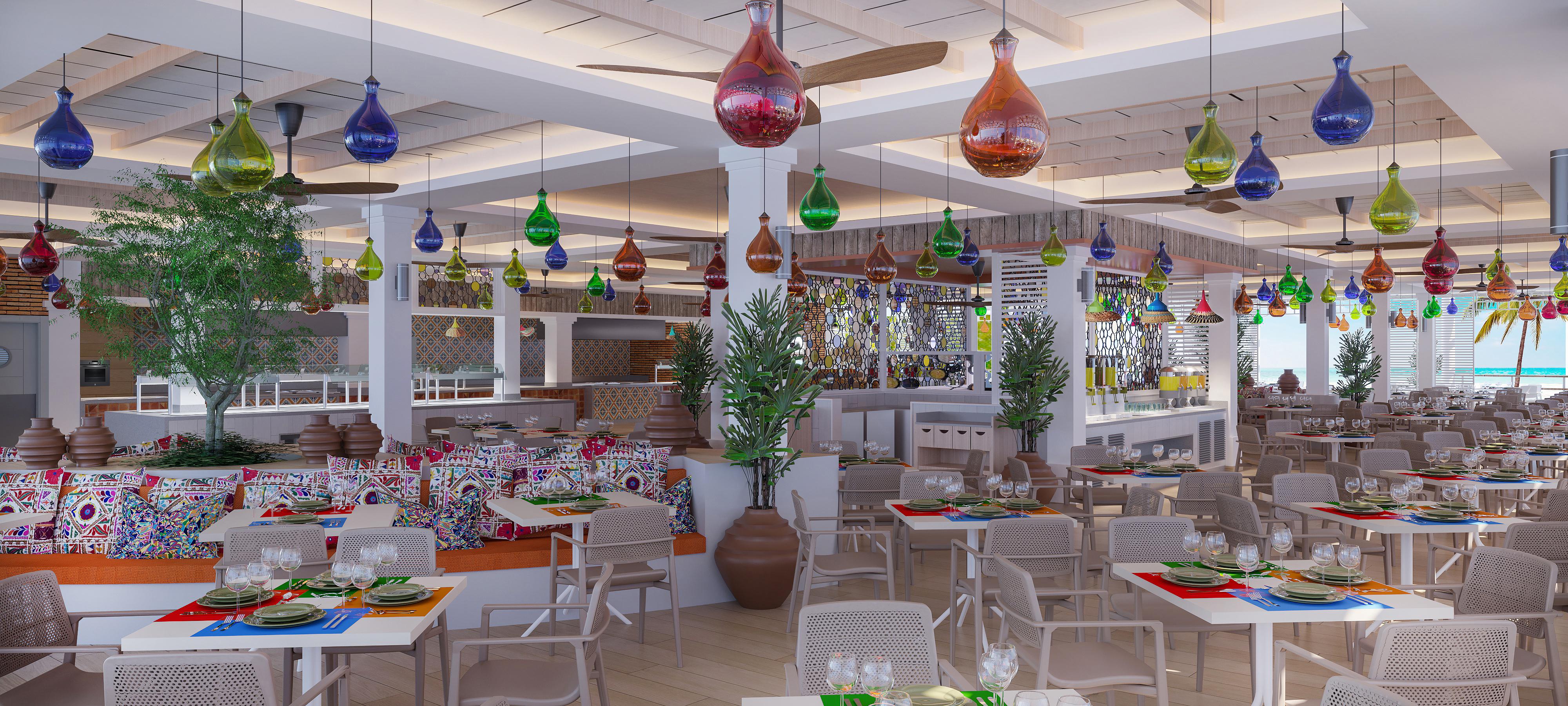 Bahia Principe Grand Bavaro Punta Cana Ngoại thất bức ảnh The buffet at the resort